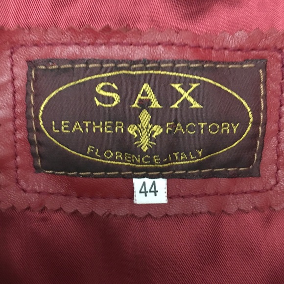 SAX LEATHER FACTORY JACKET - Picture 7 of 7
